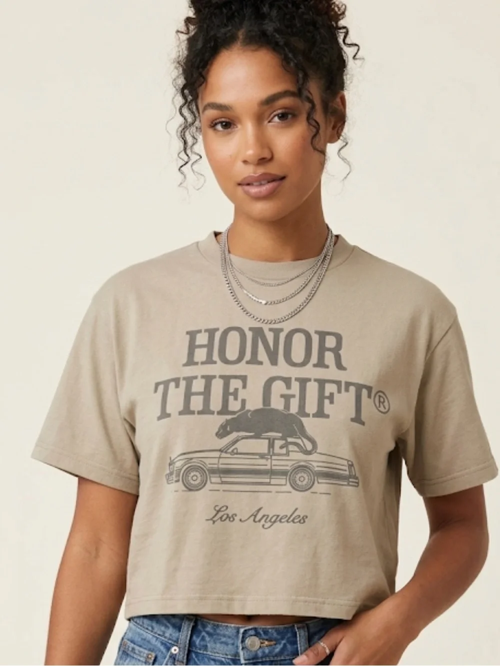 Honor the Gift Women’s crop tee size Small New!
